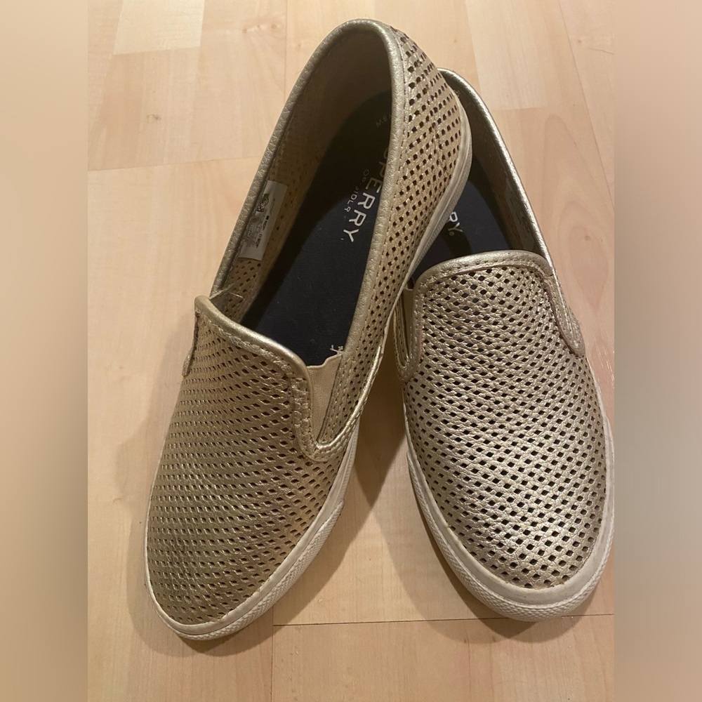 Women's Sperry Crest Twin Gore Perforated Slip On Sneakers